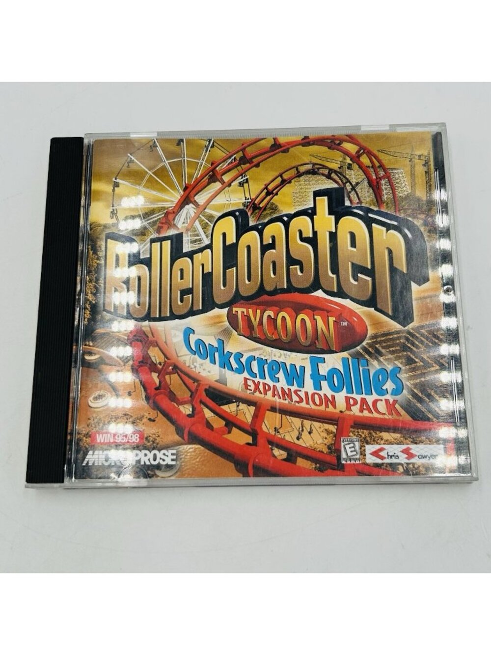 Roller Coaster Tycoon Corkscrew Follies Expansion Pack Windows 95 98 PC Game